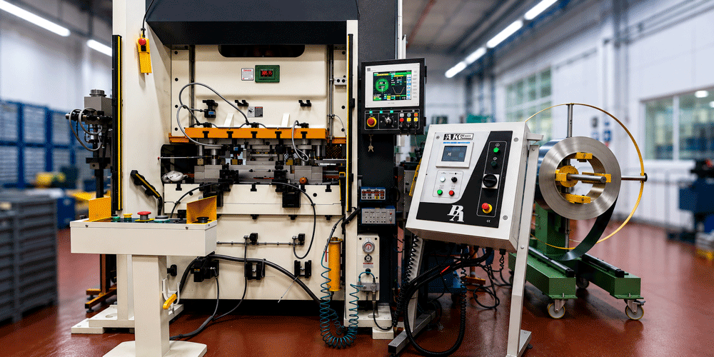 RF shields servo press manufacturing machine