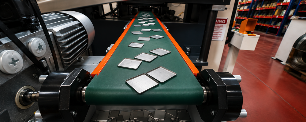 RF Shields conveyor in action